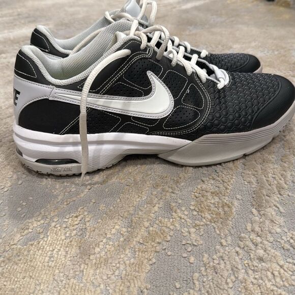 NIKE AIR MAX Courtballistec 4. 1 Rare black and white size 12 in EUC - Picture 2 of 8